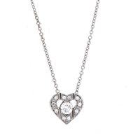 Necklace Damiani Woman Belle Epoque in White Gold Diamante 0.20 Ct 20089201 - 20089201